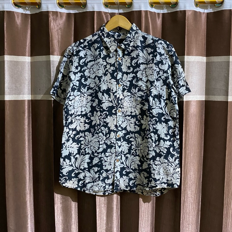 Kemeja floral Comme Ca Du Mode - Size L - Baju