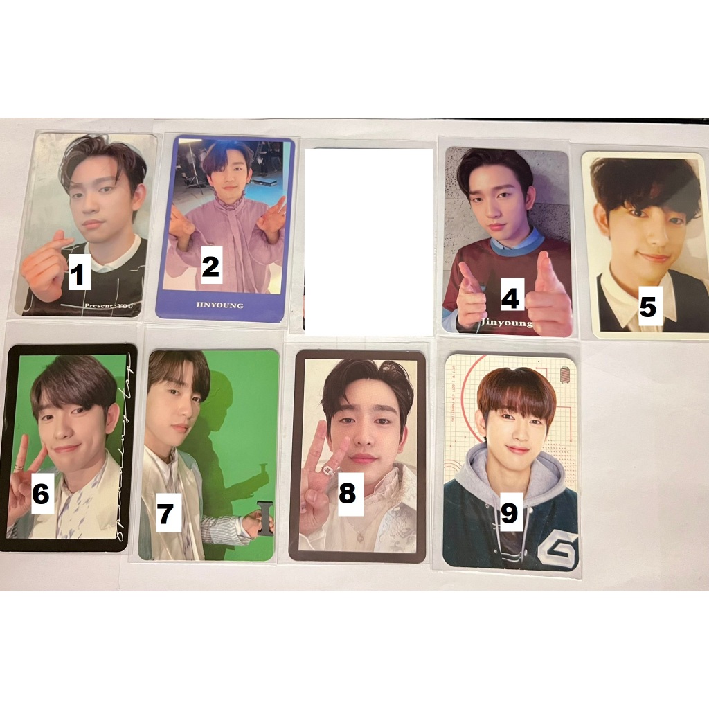 PHOTOCARD JINYOUNG GOT7 / PARK JINYOUNG GOT7