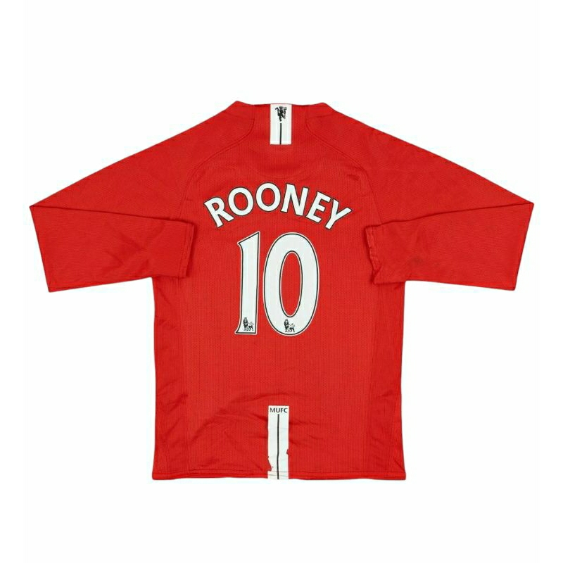 LONGSLEVEE JERSEY EMYU HOME 2008-2008 NNS ROONEY