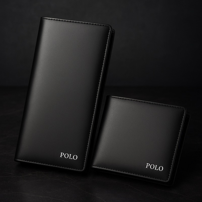 RB DOMPET MURAH Dompet Panjang + Pendek kulit sintetis polo