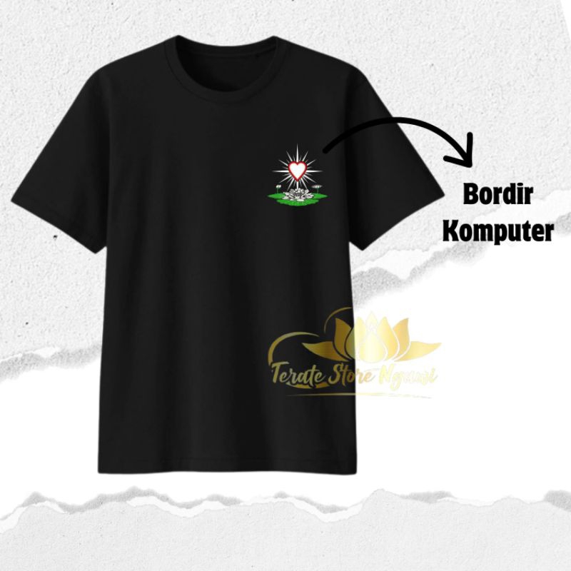 Kaos PSHT Bordir Simpel Kaos Terate Bordir Simpel