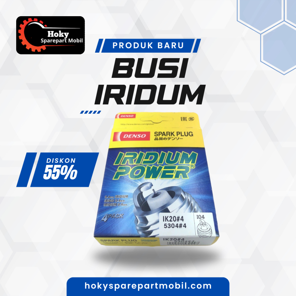 BUSI IRIDIUM APV/ AERIO/ KIJANG EFI/ CAMRY/ ALPHARD DENSO