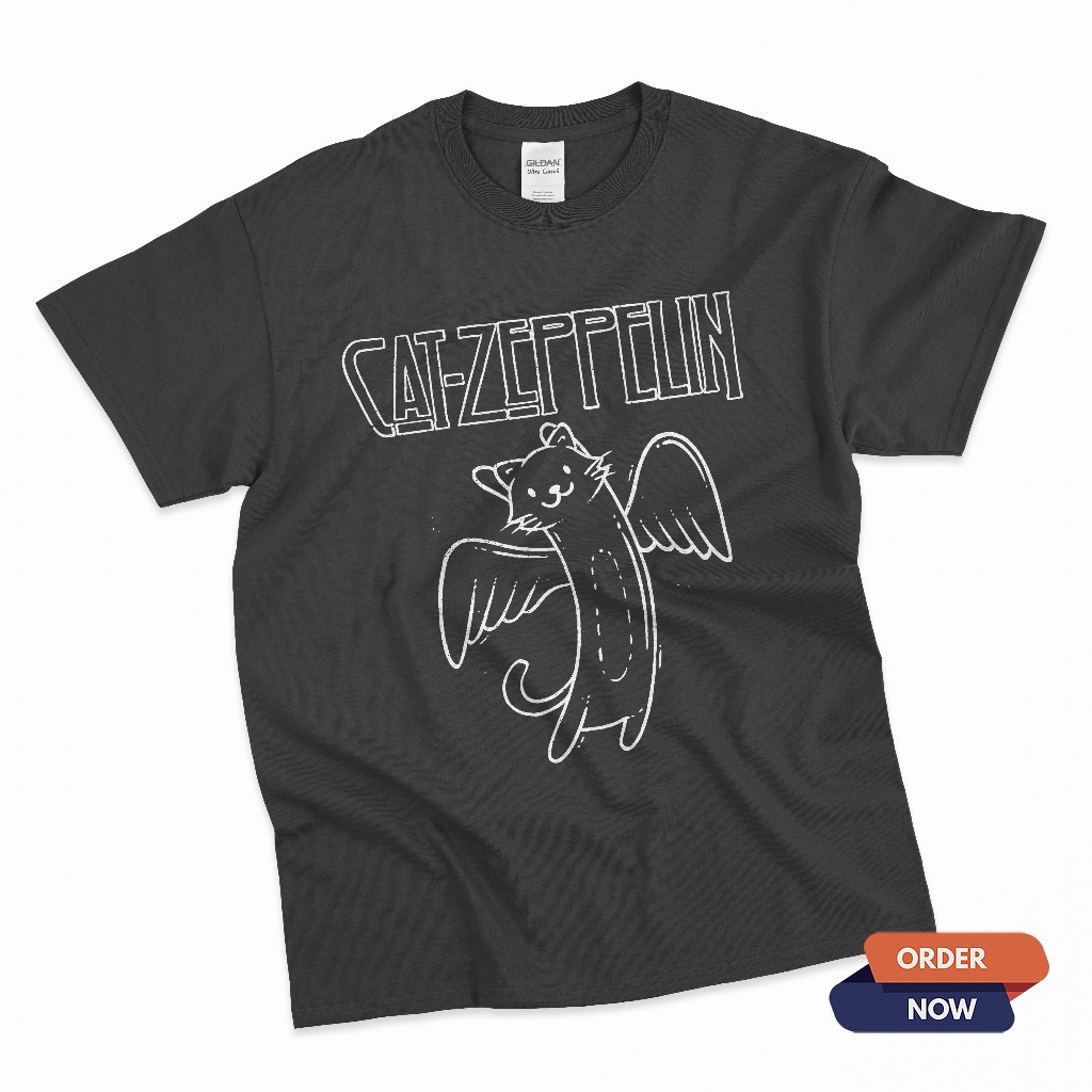 KAOS CATZEPPELIN / BAJU BAND PLESETAN / PREMIUM COTTON UNISEX