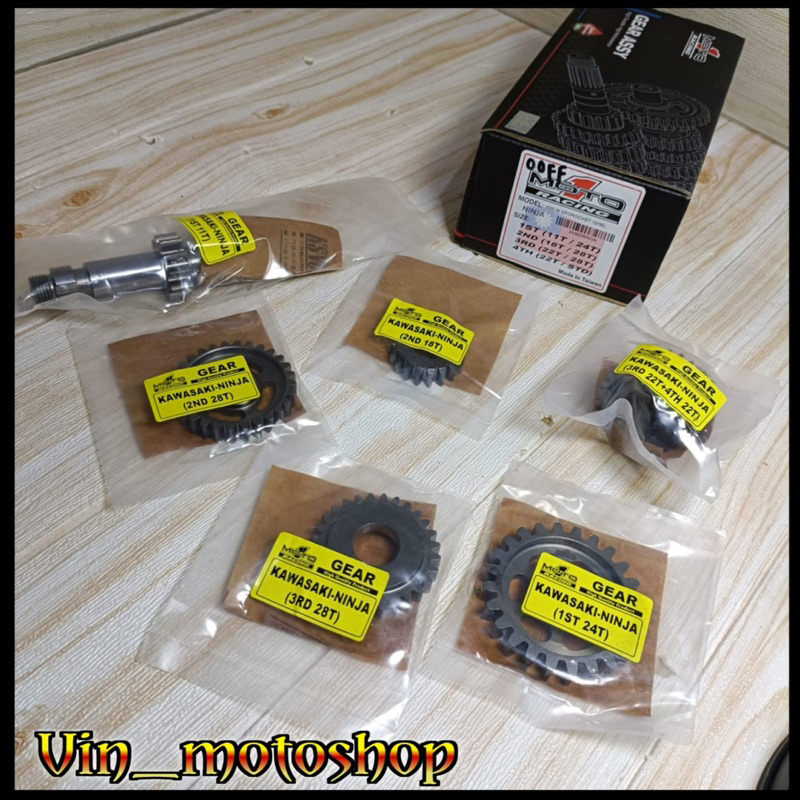 Gigi Rasio Moto 1 Racing 500M Ninja 150 R / RR