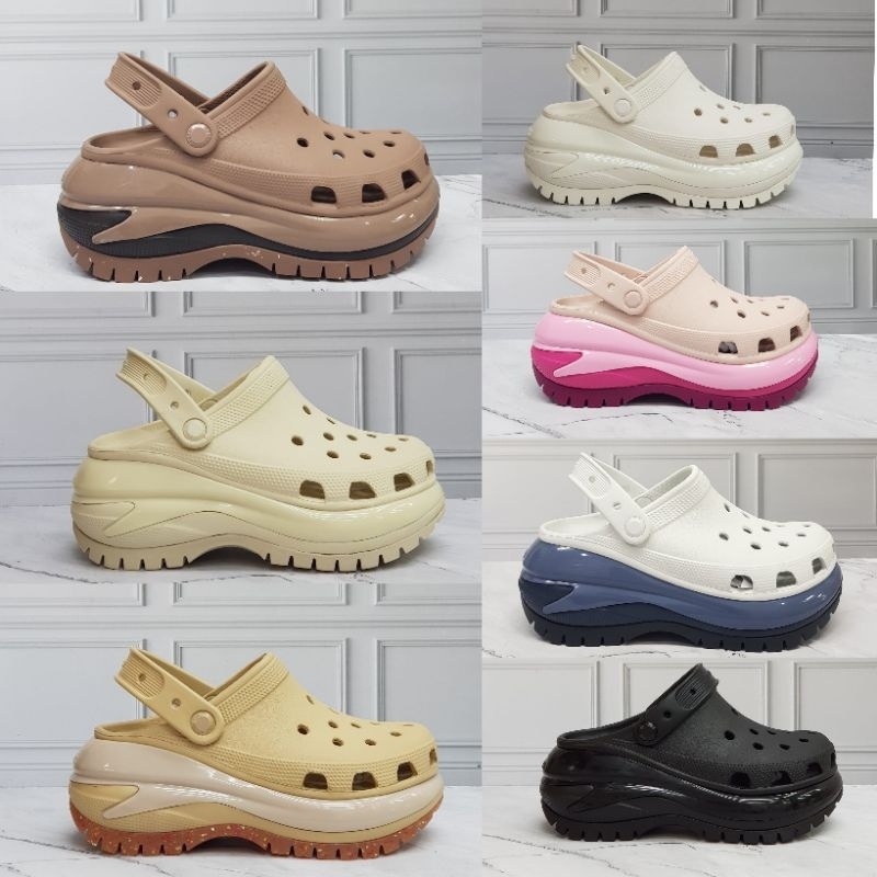 Crocs / Crocs Mega Clog / Sepatu Sandal Wanita Crocs Mega Clog
