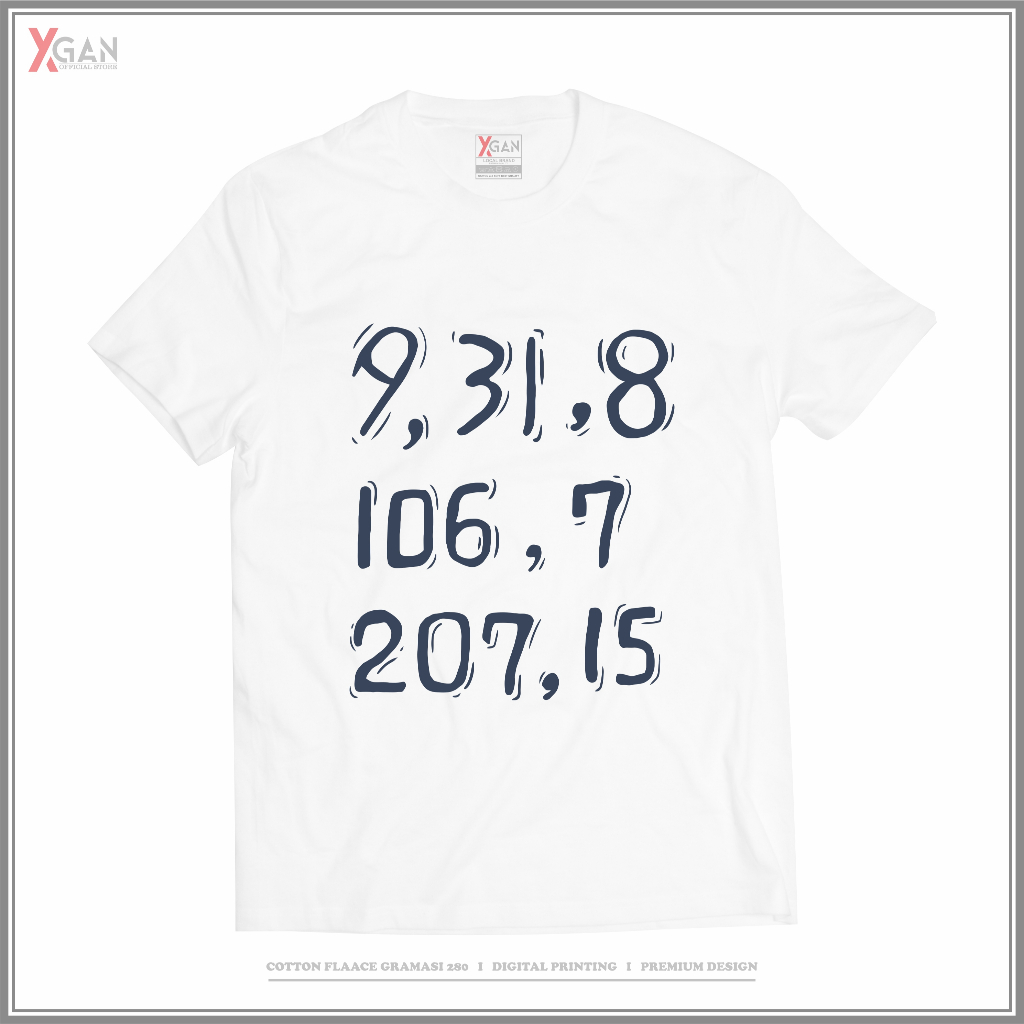 XGAN Series Naruto Shippuden Baju Code Jiraiya NU037X Kaos Anime katun 24s Jepang Anime Premium