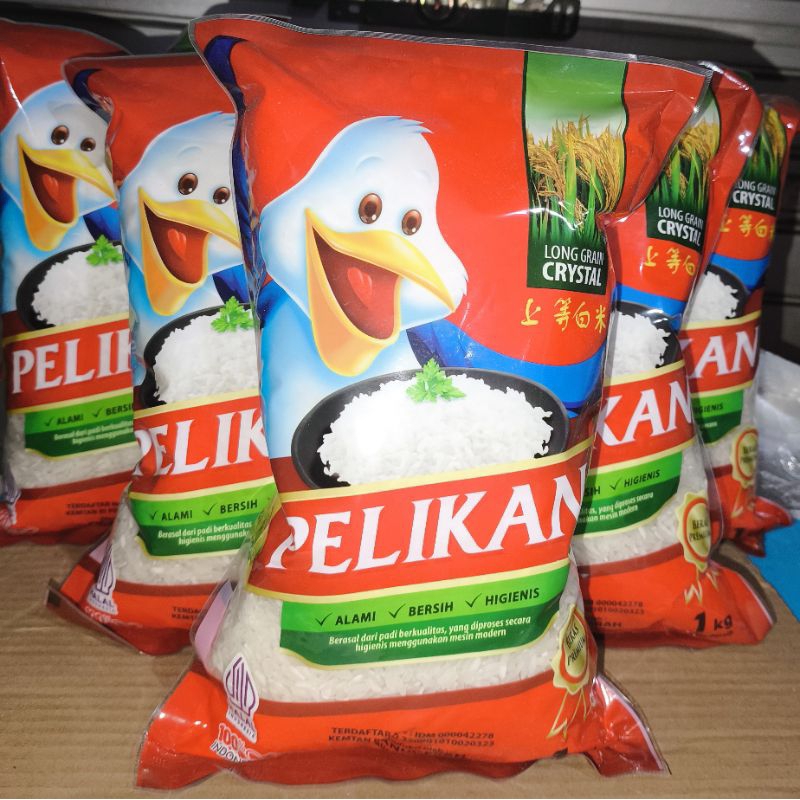 

Beras Pelikan 1kg murah