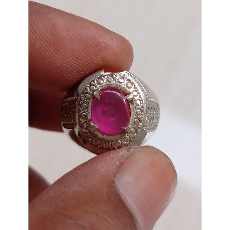 Batu Akik Merah Siem Rose Bangkok 1