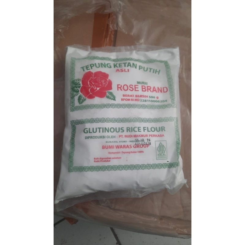

ROSE BRAND TEPUNG KETAN PUTIH 500G