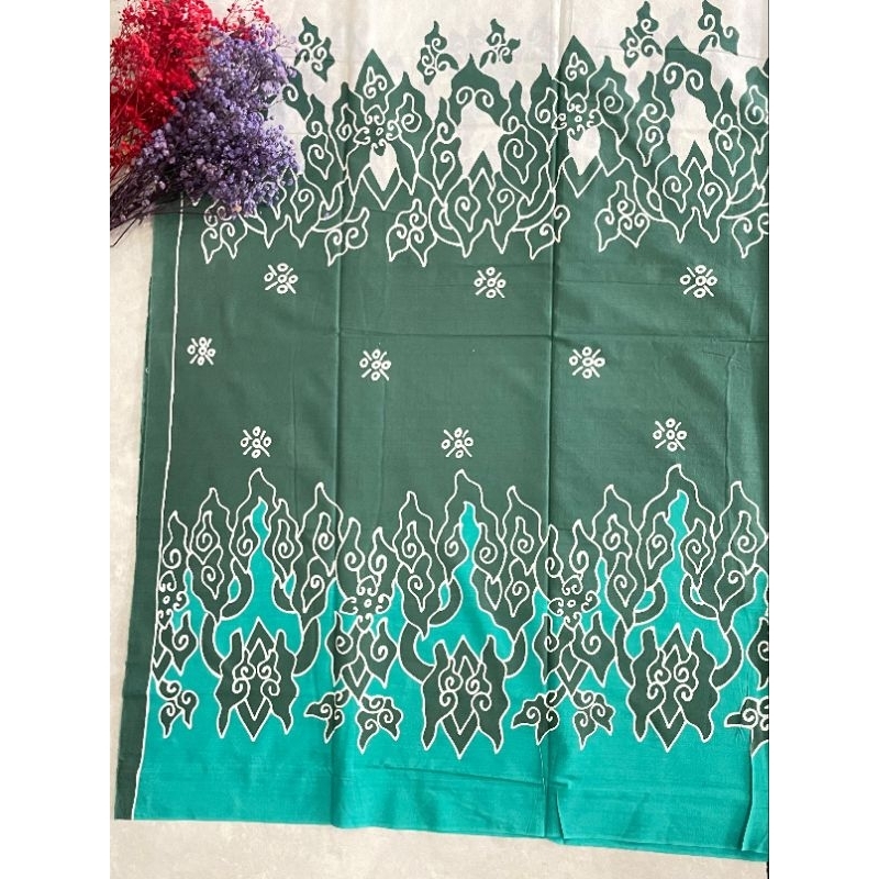 kain batik tulis asli trusmi cirebon motif mega mendung bahan katun