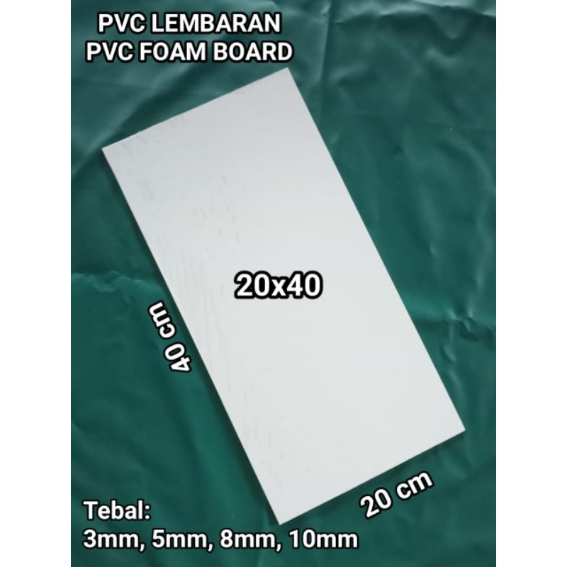 PVC Foam Board 20x40 tebal 3mm/5mm/8mm/10mm/PVC Lembaran
