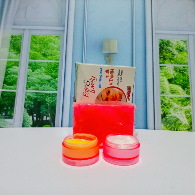 Paket Cream Susun Siang Malam Dan Sabun Fair&Lovely