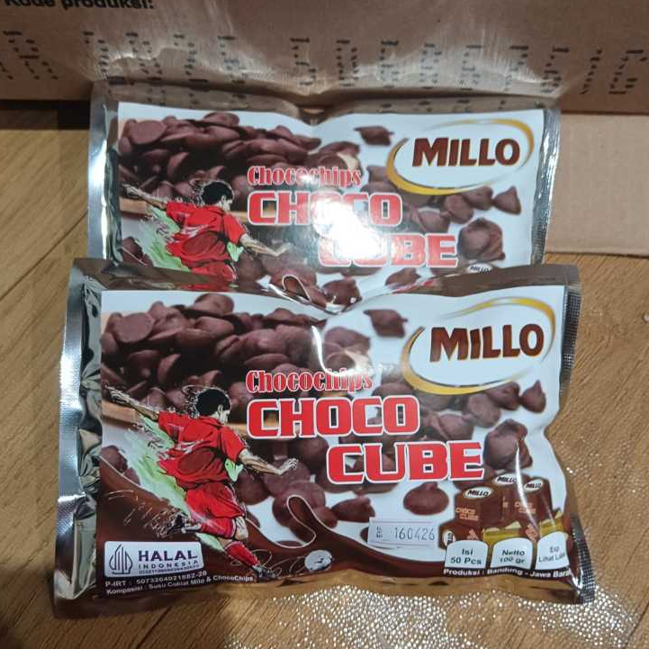 

Millo Cube Lokal Chocochips 2 Pack (Per Pack Isi 50 Cube)