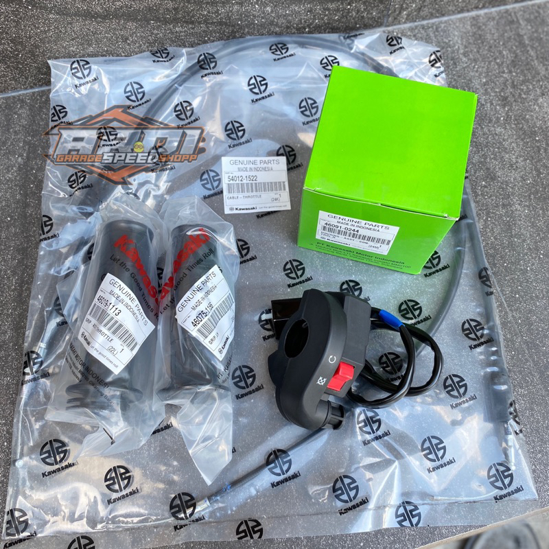 Holder Kanan ninja R RR Gas Kontan ninja RR Set Handgrip Kaze