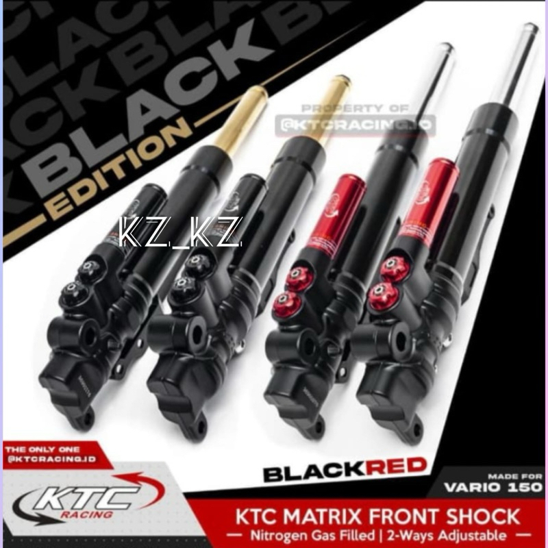 SHOCK DEPAN KTC RACING MATRIX VARIO /BEAT/ SCOOPY/ SPACY : KTC RACING NEW 2023