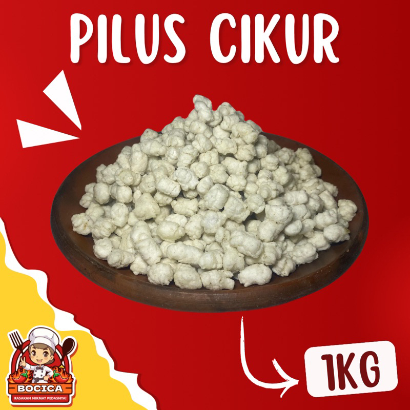 

Pilus cikur 1kg /tiktak toping seblak baso