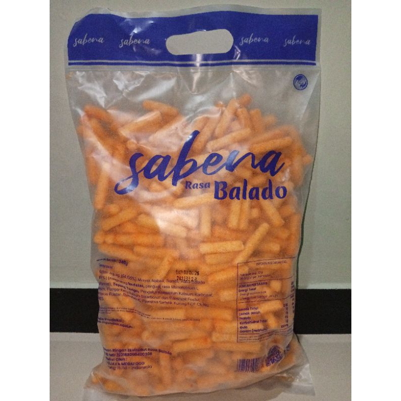 

Snack Chiki Sabena Berat 340gr Varian Rasa