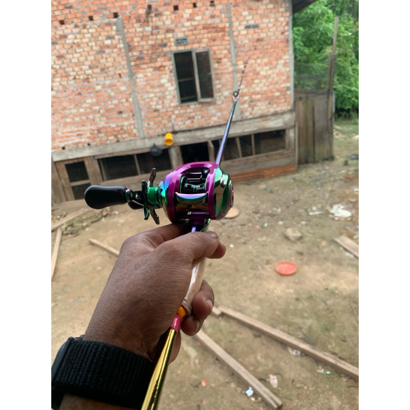 Set BC Joran Zorro bunglon (pelangi) & Reel Zorro Zirius