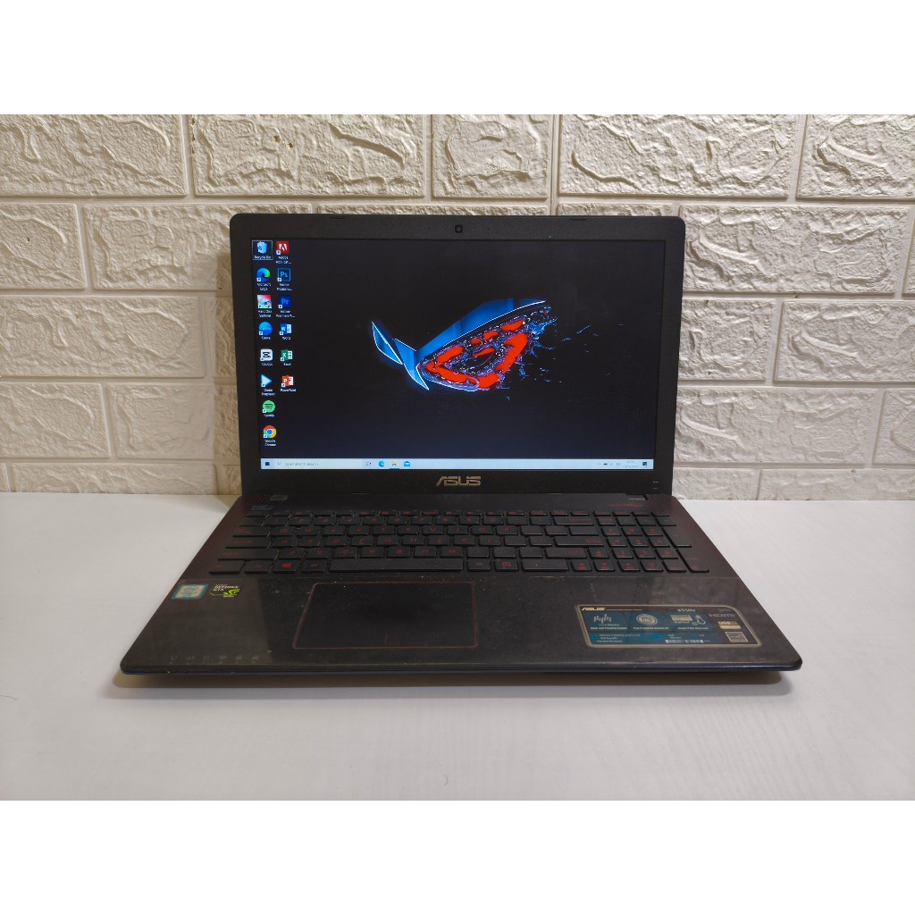 Asus X550VX Core i7 6700HQ Nvidia GTX 950m RAM 8GB | Laptop Bekas Baby ROG Gaming Desain Gen6