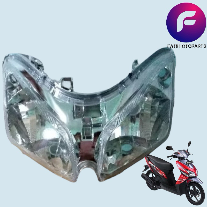 lampu depan reflektor depan vario 110 karbu mika lampu depan vario 110 karbu merk narita