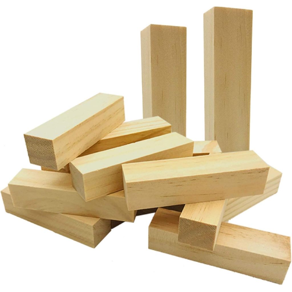 Balok Kubus Kayu 1x1x4 / 1x1x5 / 1x1x6 / 1x1x7 / 1x1x8 / 1x1x9/ 1x1x10 / 1x1x12 / 1x1x15 cm Edukasi 