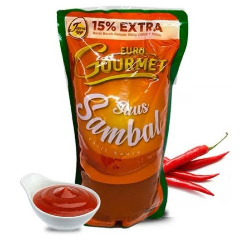 

Euro Gourmet Saus Sambal Chili - 1kg