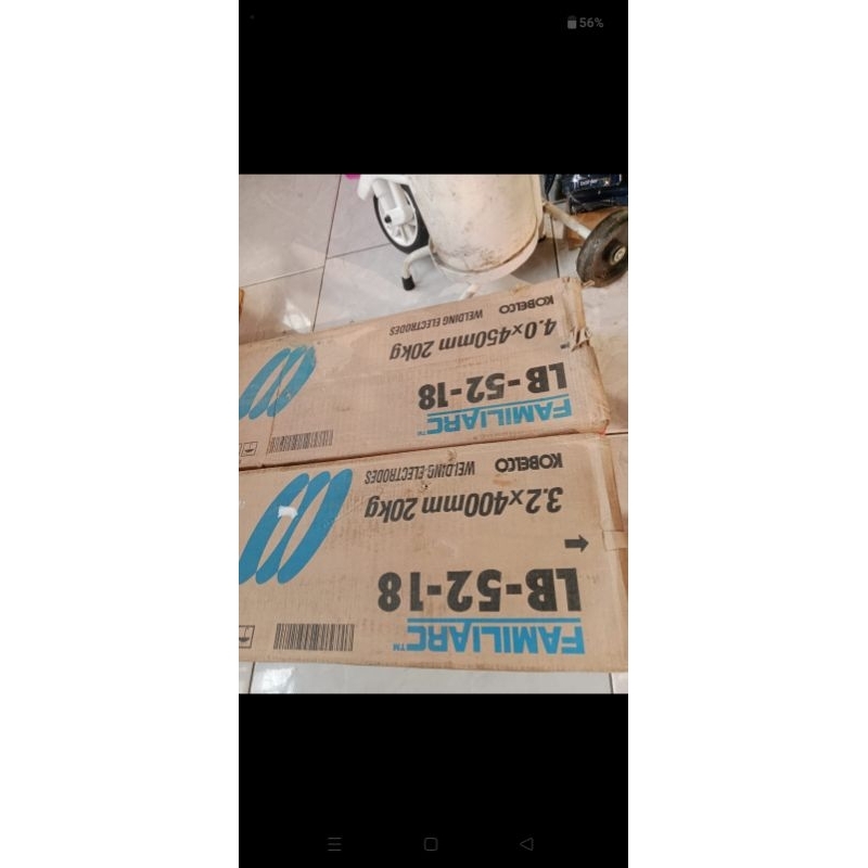 KAWAT LAS KOBE STEEL LB-52-18 Size. 3.2MM E7018