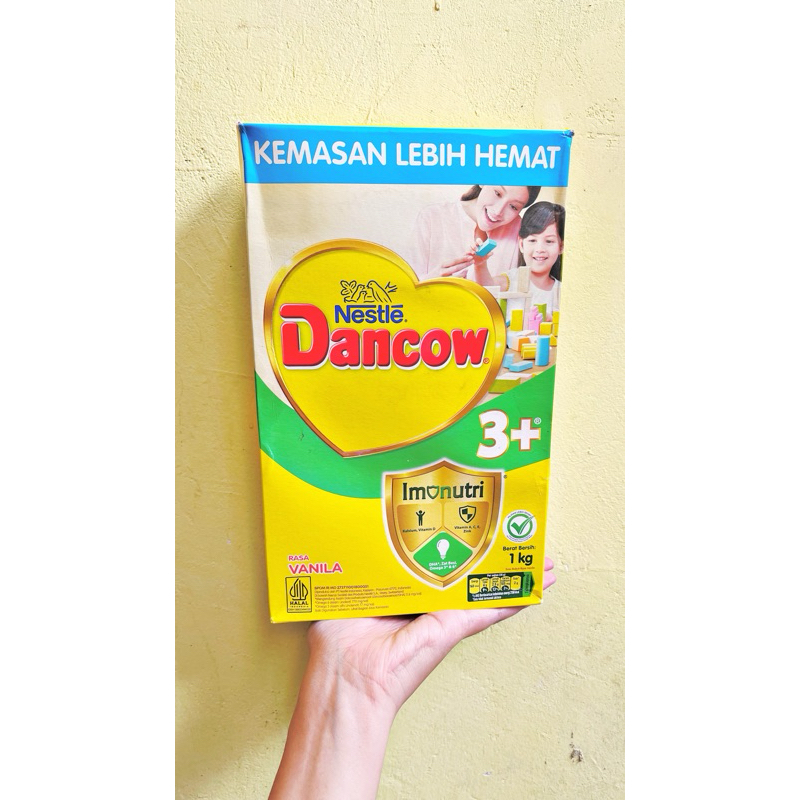 

Dancow 3+ rasa Vanilla Kemasan 1KG Susu dancow murah