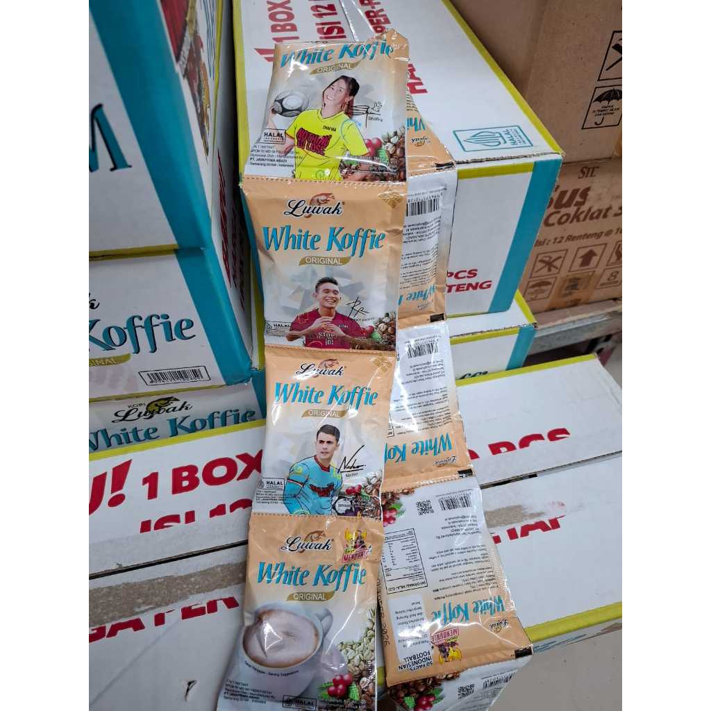 

Luwak White Coffe 1 Renteng isi 10 Pcs