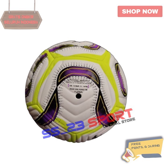 Bola Futsal NIKE FLIGHT ORIGINAL IMPORT Bola futsal Size 4 Gratis Jaring dan Pentil