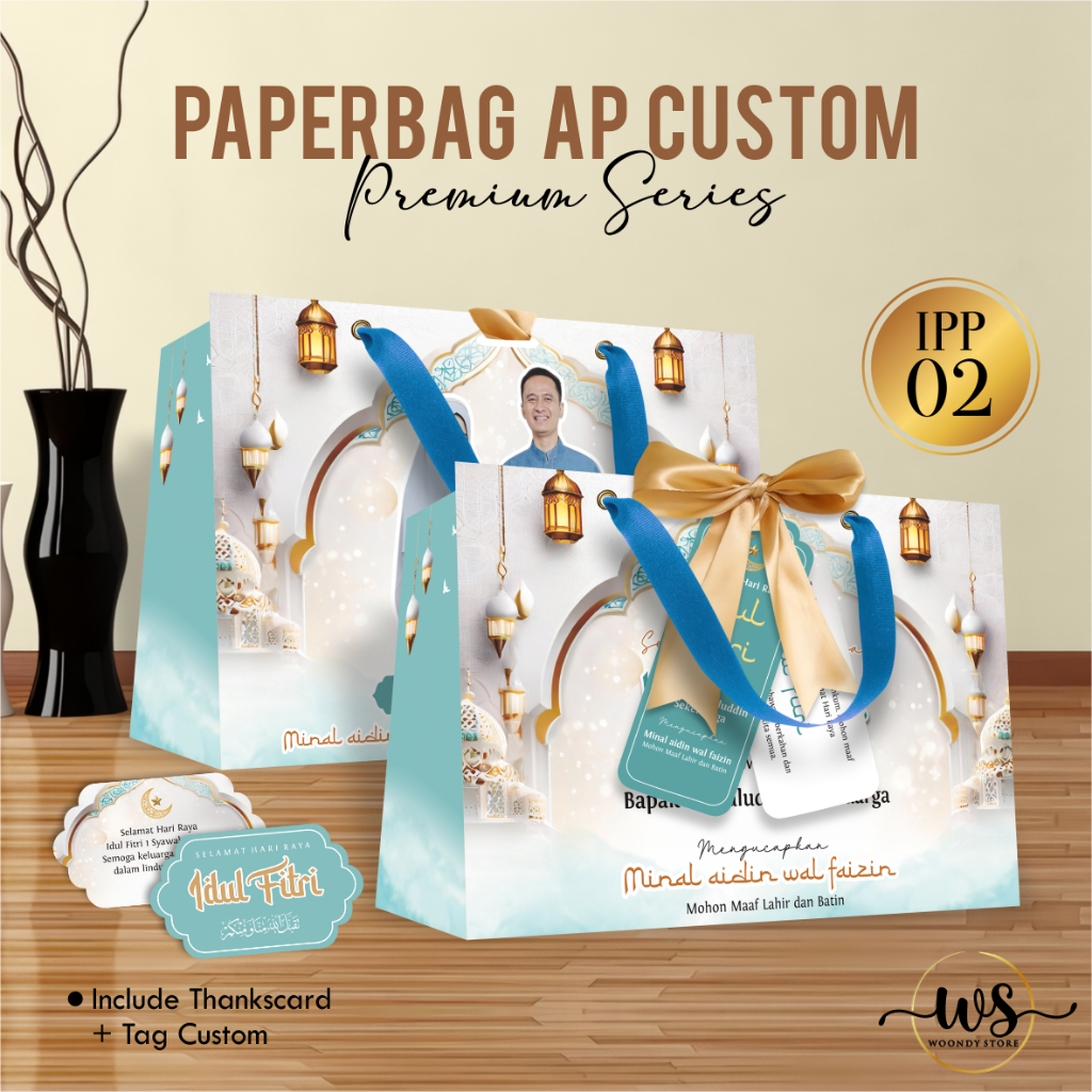 

PAPER BAG ISLAMI CUSTOM - PAPERBAG ISLAMI PREMIUM PAPER (IPP) - PAPER BAG FACE GRID PREMIUM SERIES