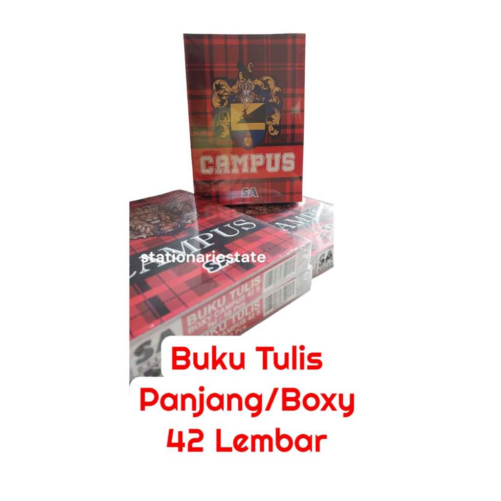 

1pack=10buah Buku Tulis Panjang Buku Tulis Boxy 42 Lembar Segitiga