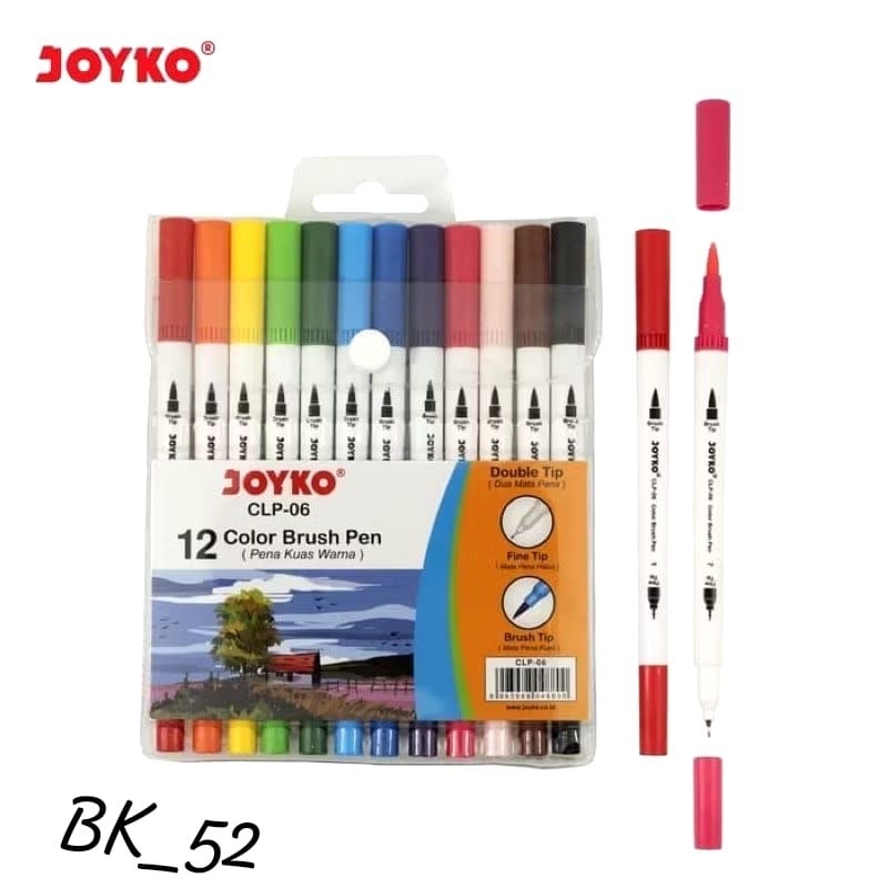 

Color Brush Pen JOYKO CLP-06 12 warna
