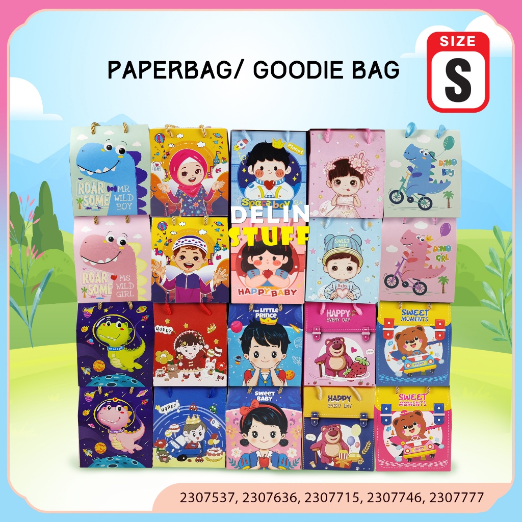 

Goodie Bag Ulang Tahun Anak Dino Tas Ulang Tahun Anak Paper bag Ulang Tahun Anak Bingkisan Ulang Tahun Anak Hampers size S CLAIR (2307537, 2307636, 2307715, 2307746, 2307777)