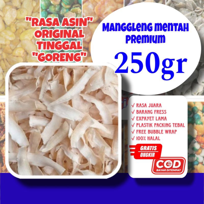 

Keripik singkong / Manggleng singkong mentah 250gr / keripik singkong / manggleng