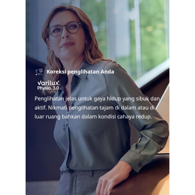 lensa progressif essilor varilux physio 360 crizal rock, crizal sapphire, crizal drive, crizal optif