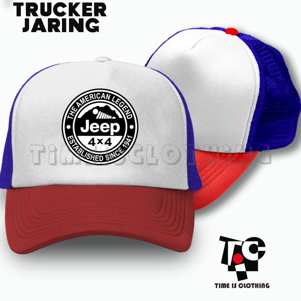 TRUCKER JARING JEEP AMERICAN LEGEND - TOPIKITA TIC