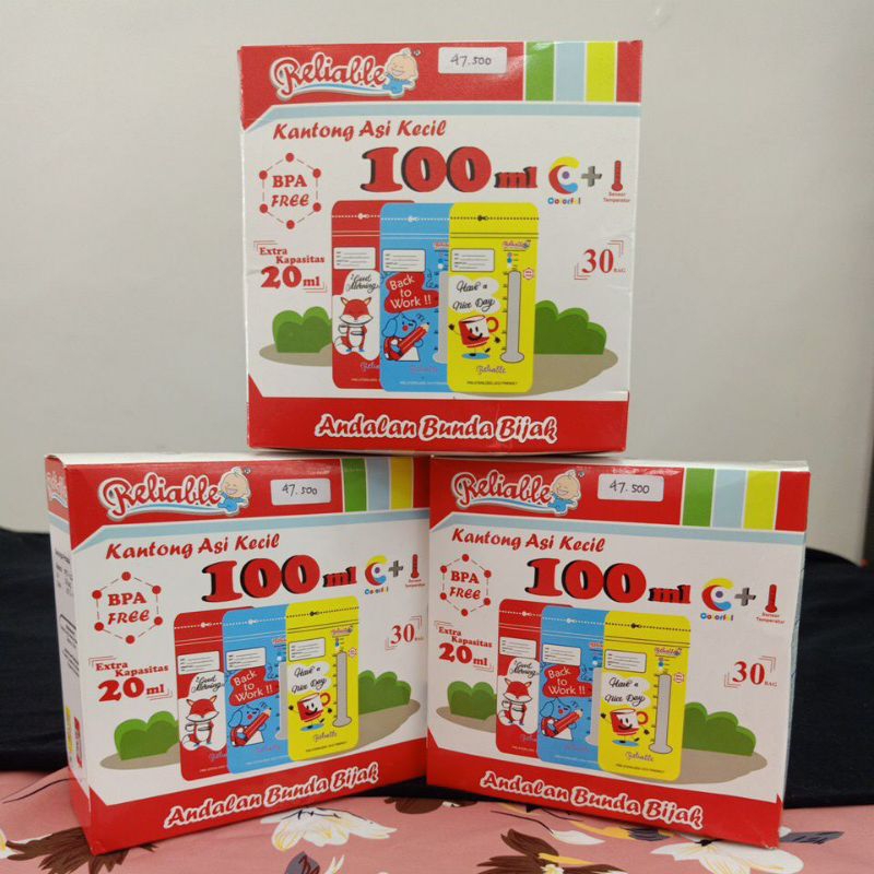 Kantong asi Reliable 100ml