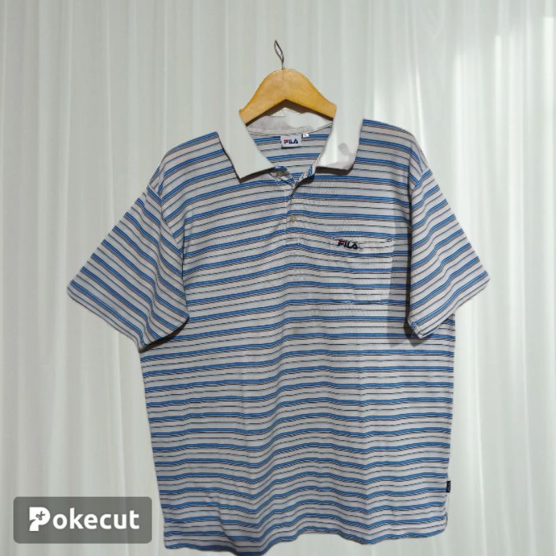 kaos kerah polo fila