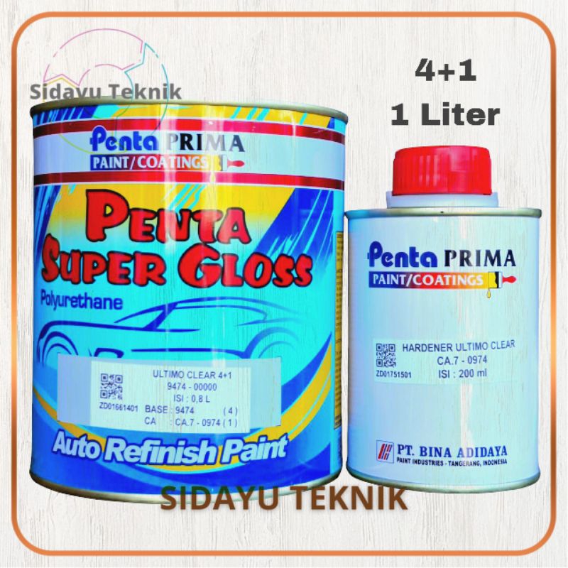 Cat Pernis Penta Super Gloss Ultimo Clear 4+1 PU Gloss 1Ltr