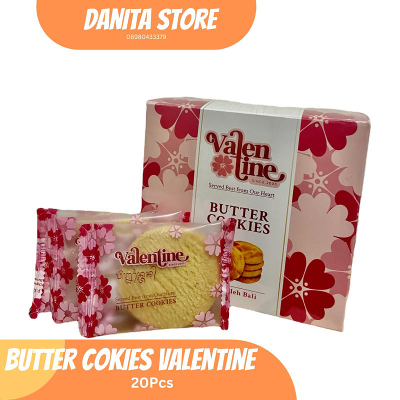

[27] BUTTER COKIES VALENTINE ISI 20PCS