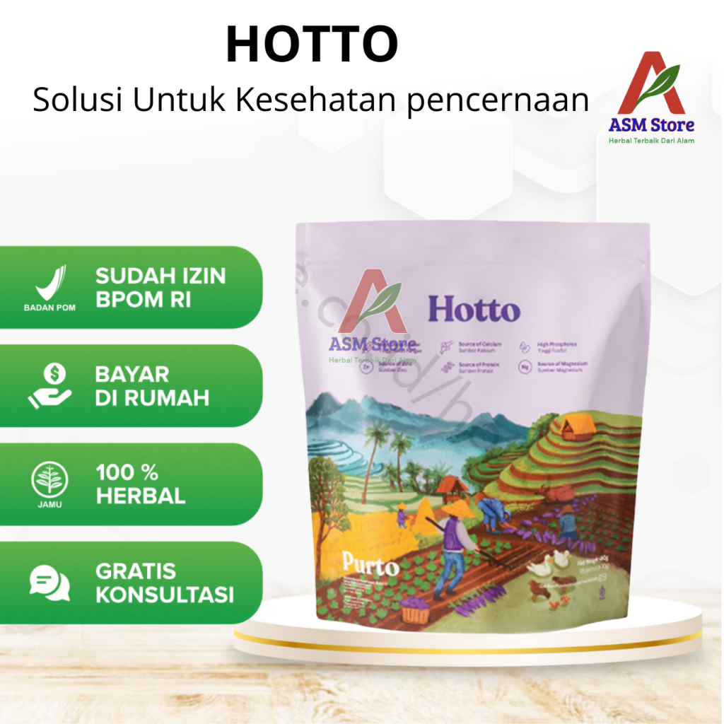 

HOTTO PURTO 1 Pouch Isi 16 Sachet – Minuman Multigrain BPOM dan Halal, Sehat Bernutrisi Tinggi