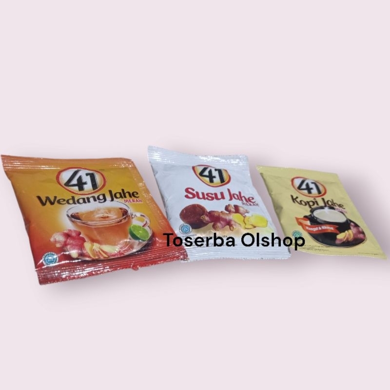 

Minuman jahe 41 (harga per sachet)