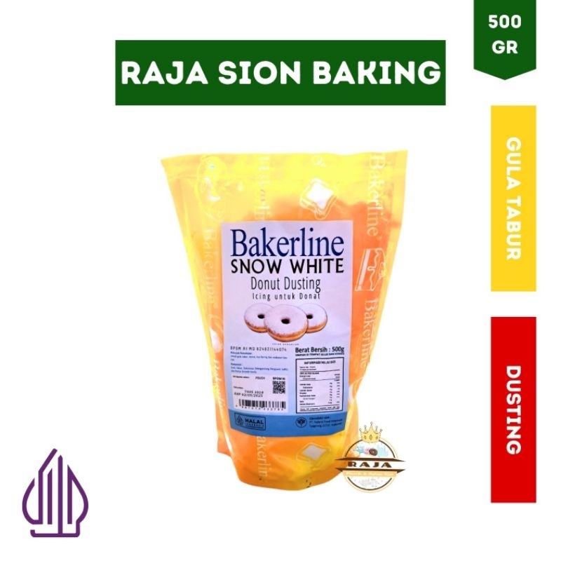 

Bakerline Snow White 500gr / Donat Dusting / Icing Donat