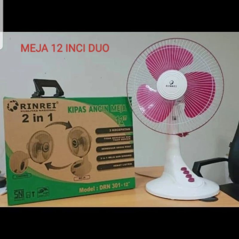 kipas angin meja 12 inci duo yasaka rinrei