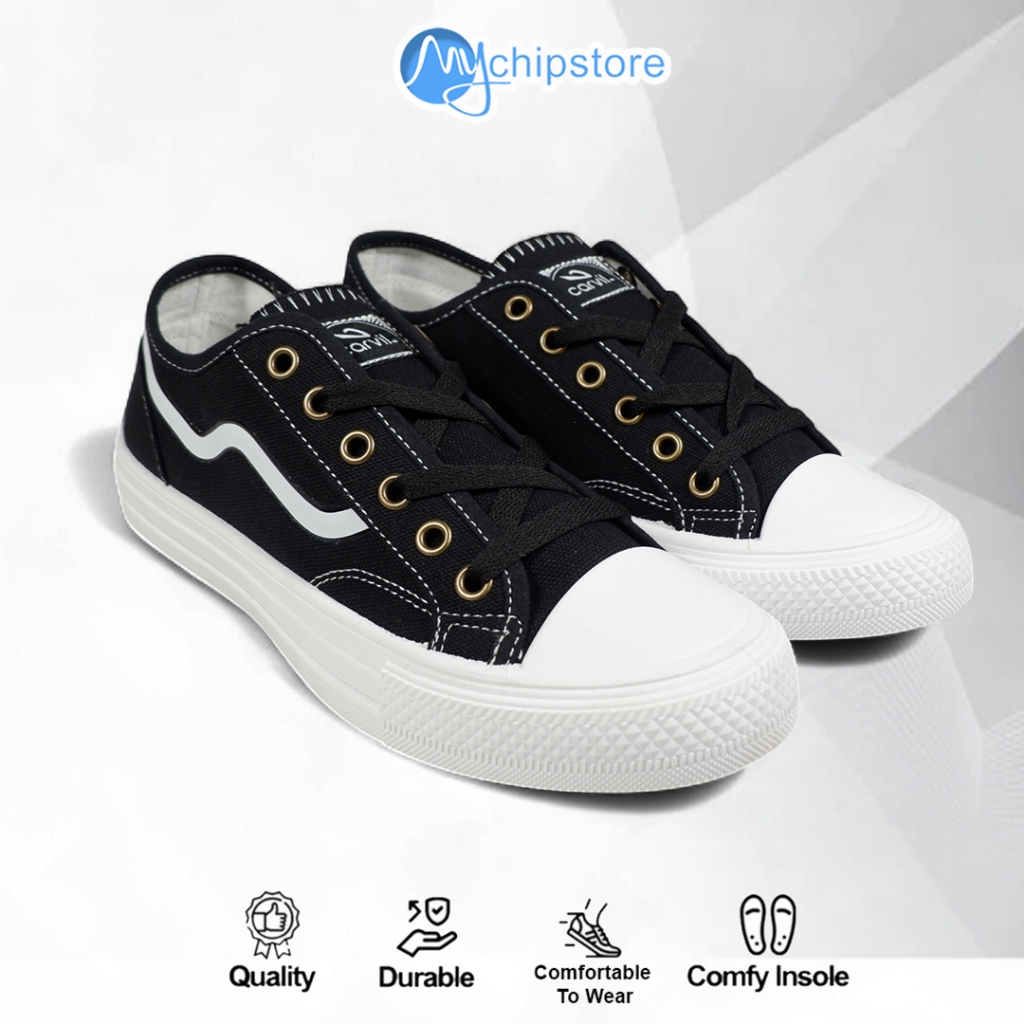 Sepatu Sekolah Tali Original CARVIL VINITE LOW-CM 100% ORIGINAL