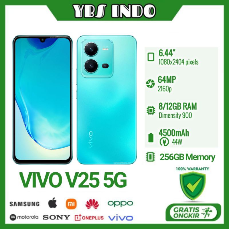 Vivo V25 5G Ram 8/256Gb  - Smartphone Bekas Bergaransi