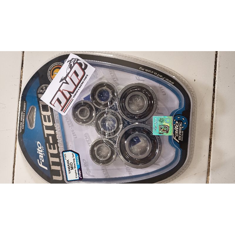 FAITO Bearing engine set mio faito lite tech/Bearing laher mesin set mio/Bearing engine klaher set m