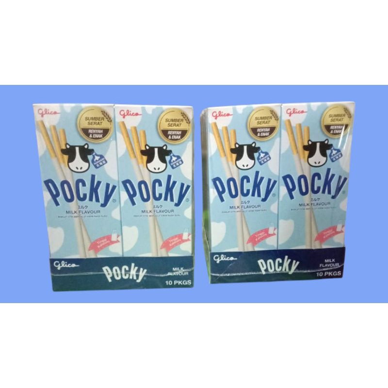 

POCKY MINI milk flavour 21gr ( isi 10pc/ box ) NEW PRODUK !!