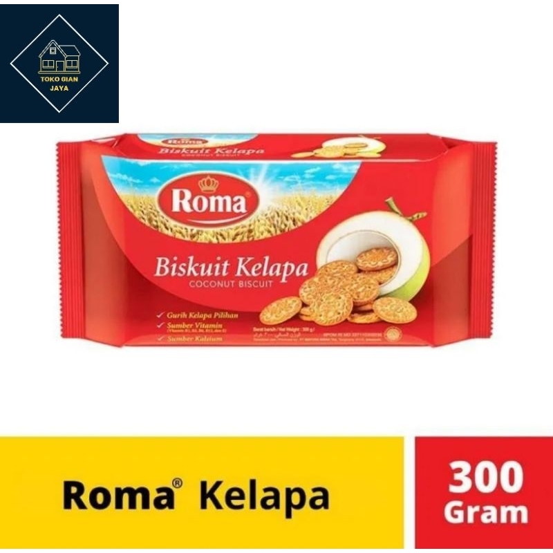 

BISKUIT ROMA KELAPA @300gr
